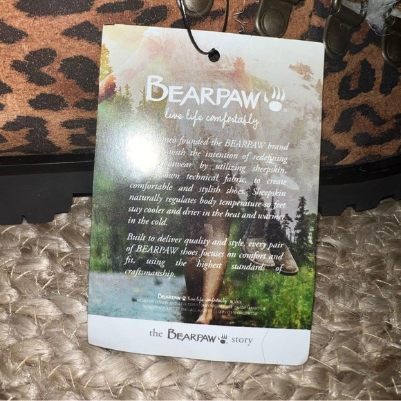 BearPaw Vera Hickory Leopard Ankle Boots - Picture 6 of 11